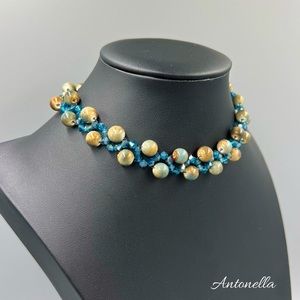 One of a Kind • Handmade Choker Necklace • Adjustable